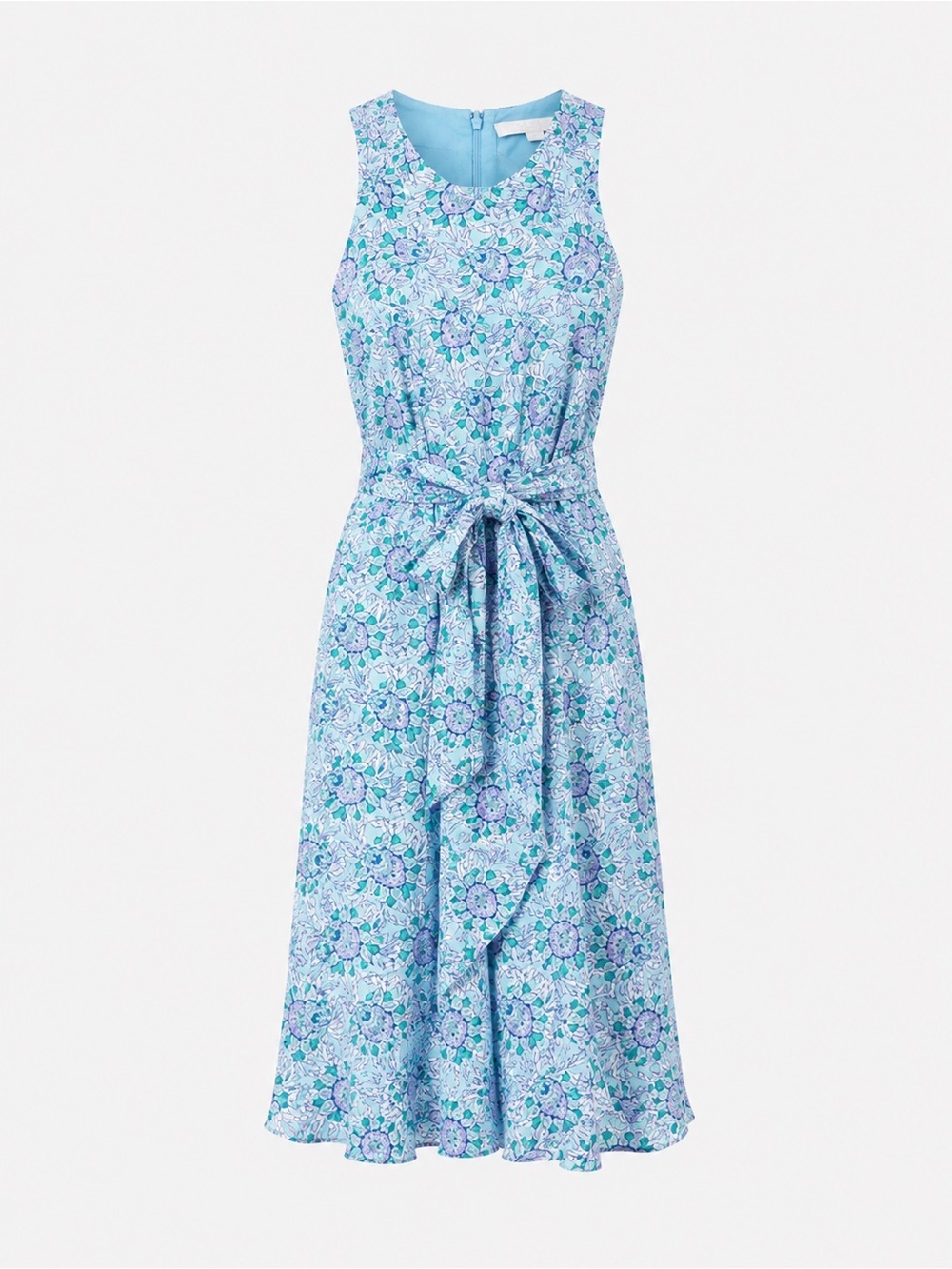 Loft blue floral dress, size 10